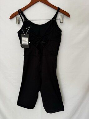 Lovesoft Black Jumpsuit Size S Sleeveless Wide Leg Stretch NWT $119.99